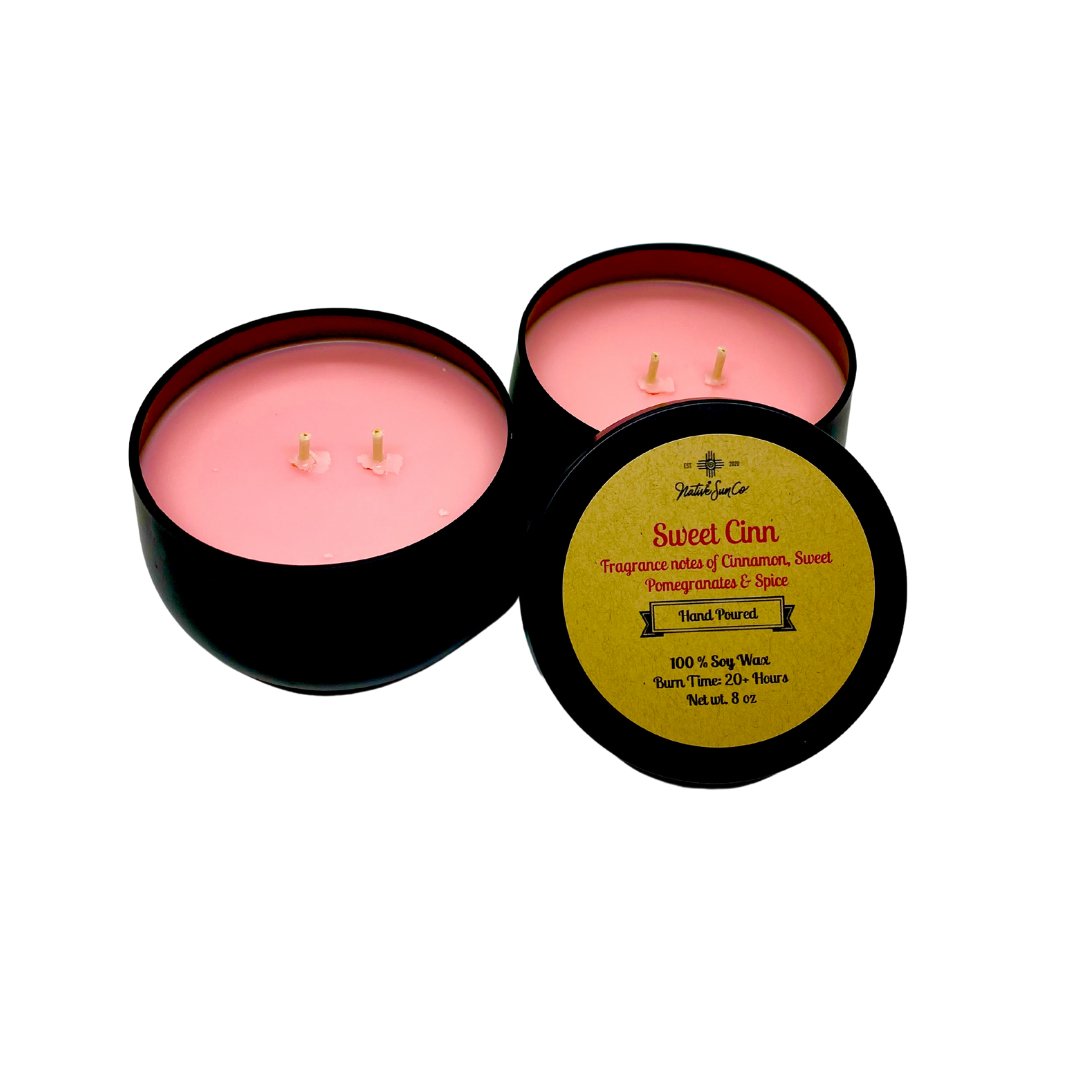 SWEET CINN (POMEGRANATE + CINNAMON CANDLE) - Native Sun Companies -Candles